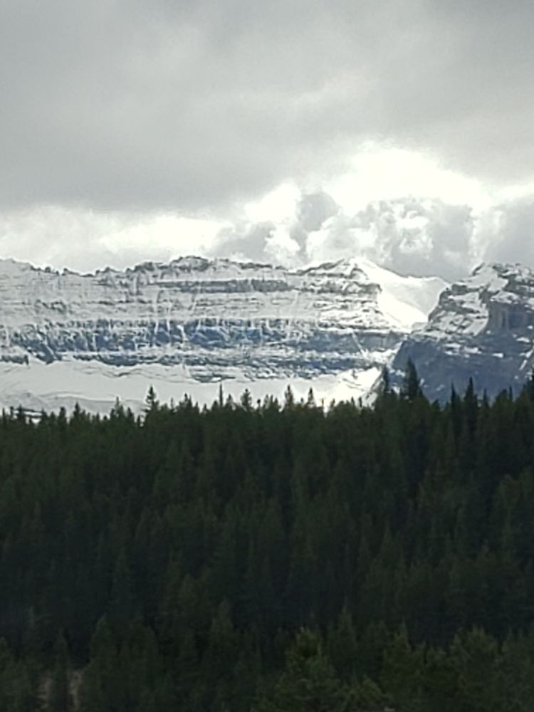 The Canadian Rockies in winter