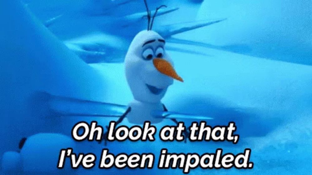 Olaf Giggle GIF