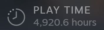Play Time: 4920 hours