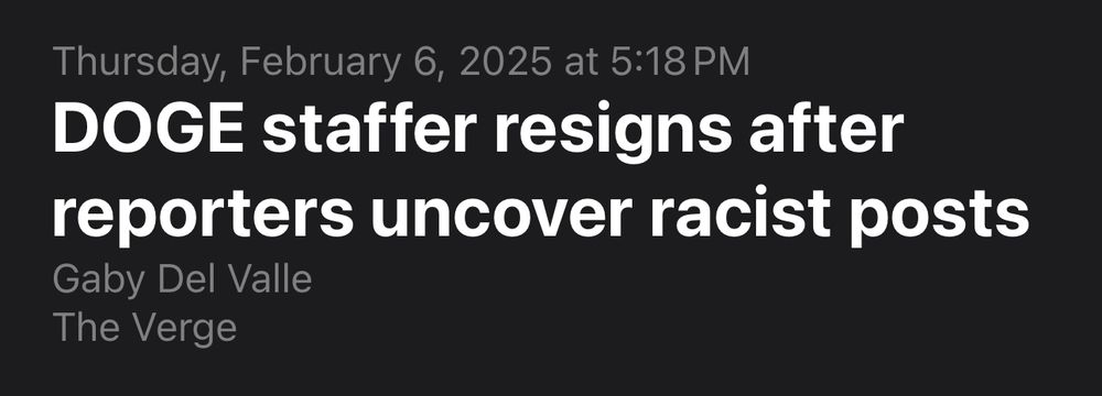 DOGE staffer resigns after reporters uncover racist posts
