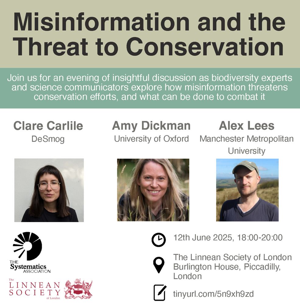 Poster showing details for event