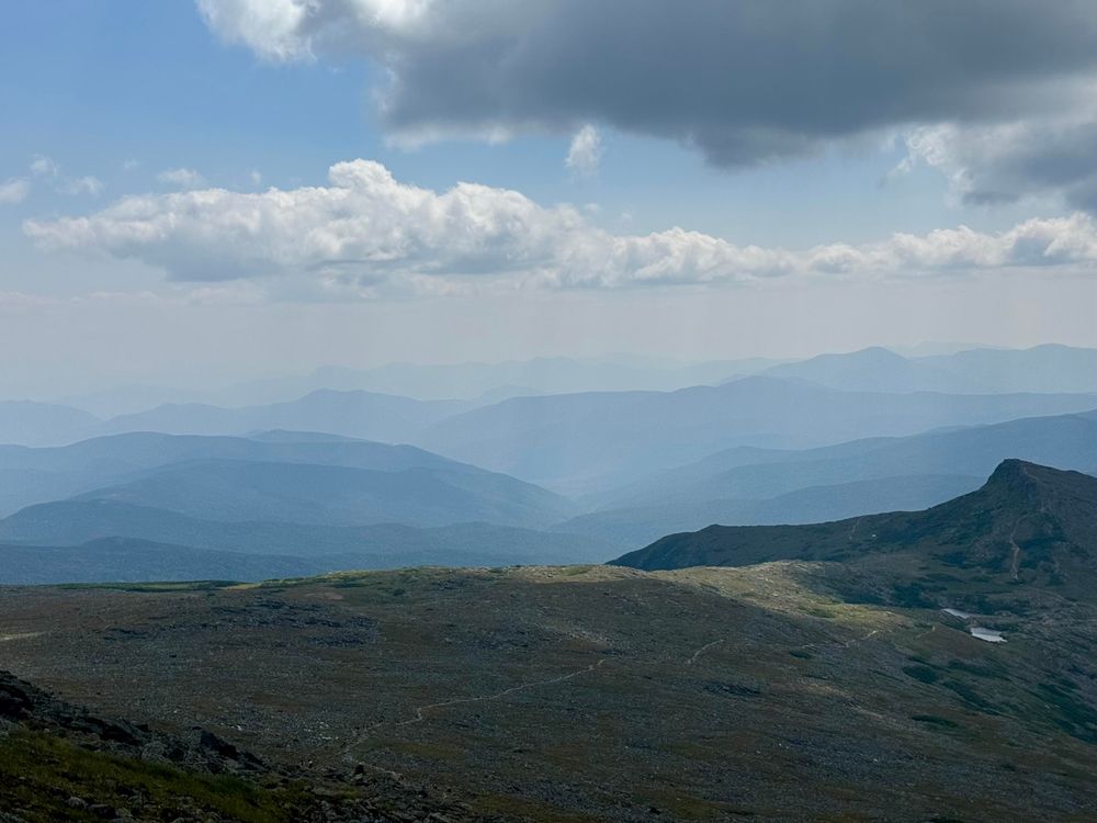 Crawford Path coming down off Mt. Washington, headed to Lake of the Clouds hut