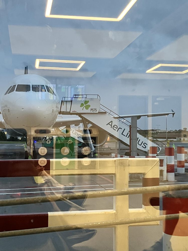 A plane in the runway. Hopefully a safe one.