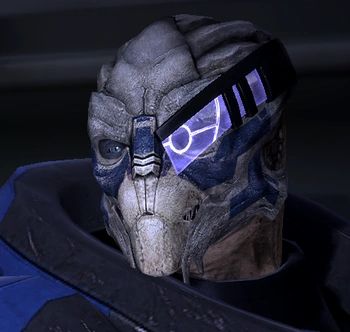 Screenshot of Garrus Vakarian in Mass Effect 1.