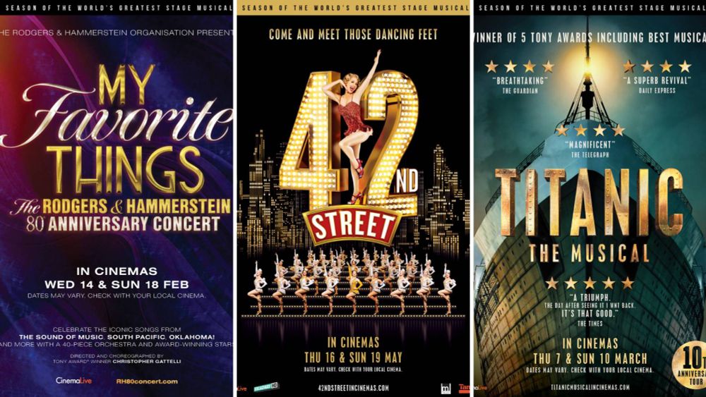 Cinemalive Announces A New Season Of Musicals Coming To Over 450 Cinemas In Spring 2024 - Theatre We...