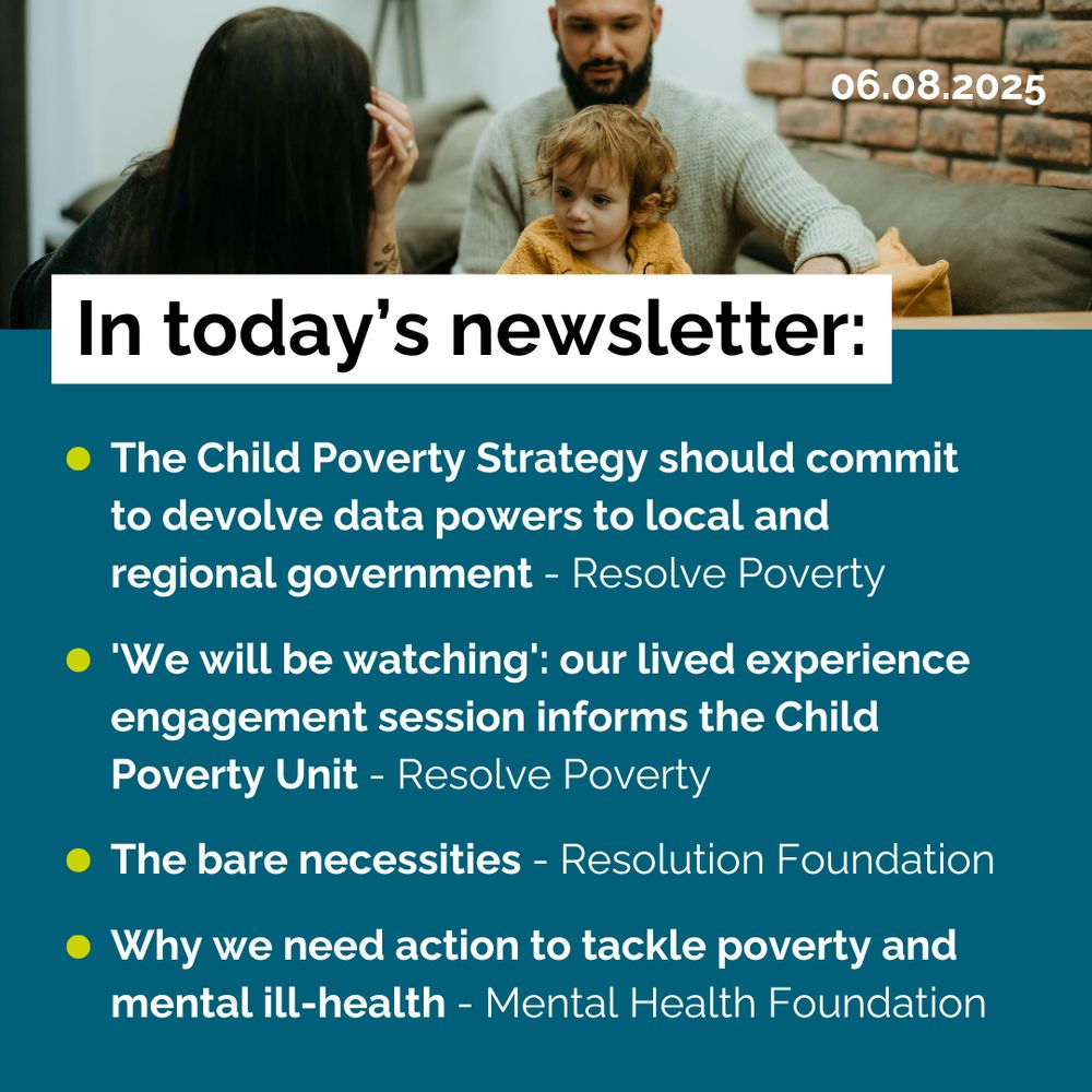 There is a landscape photo of a child, who appears to be around 3-5 years old, sat on their father's lap and looking towards their mother, who is bent down to talk to them. In a blue text box below this photo, the newsletter articles mentioned in the caption of this post are bullet pointed.