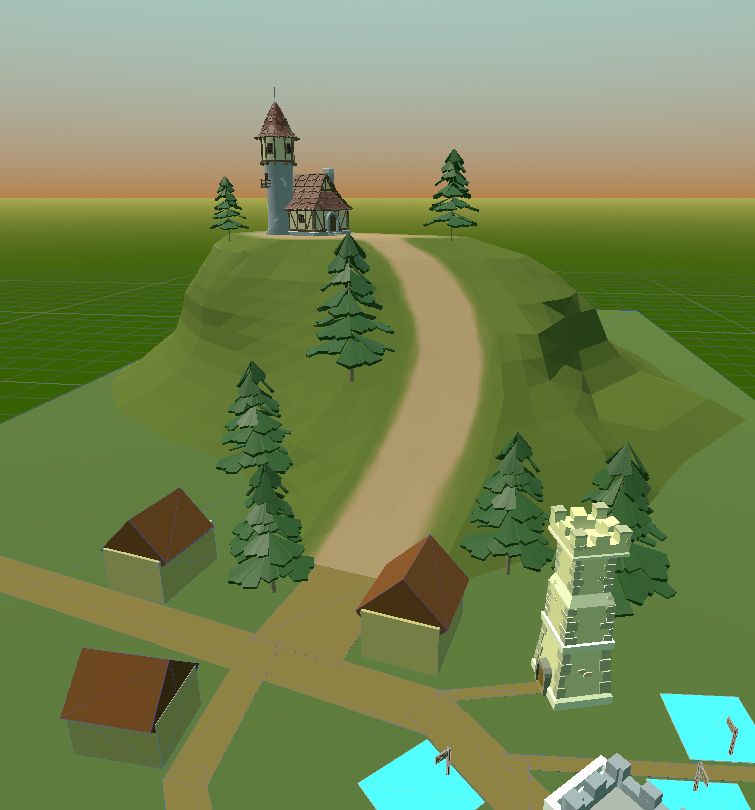 Image of a low-res hill
