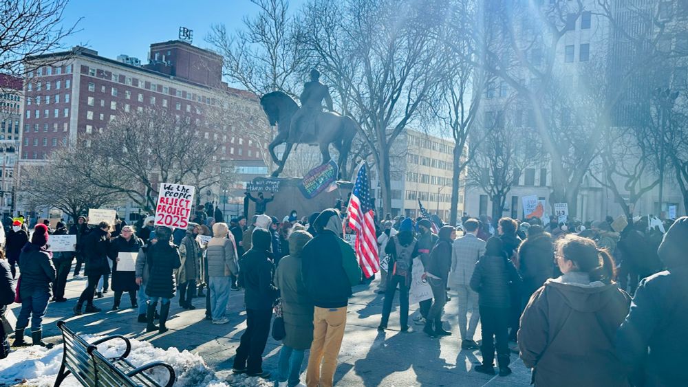Protest in Albany, New York