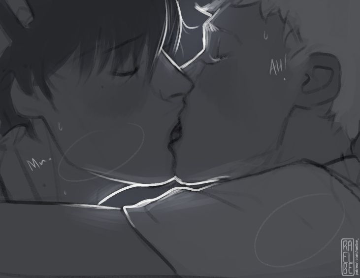 yoshikaru kissing