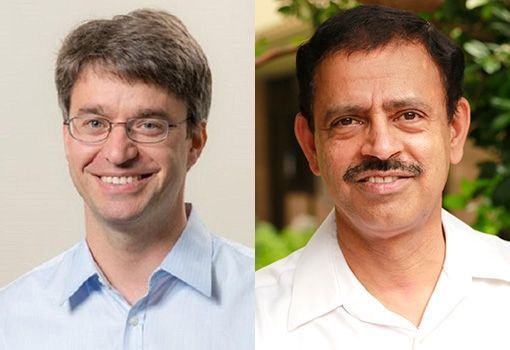 Side by side headshots of Christopher Kruegel and B. S. Manjunath