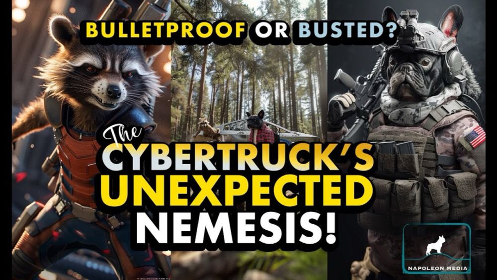 Cybertruck vs  Raccoons  The Ultimate Apocalypse Test! #CYBERTRUCK