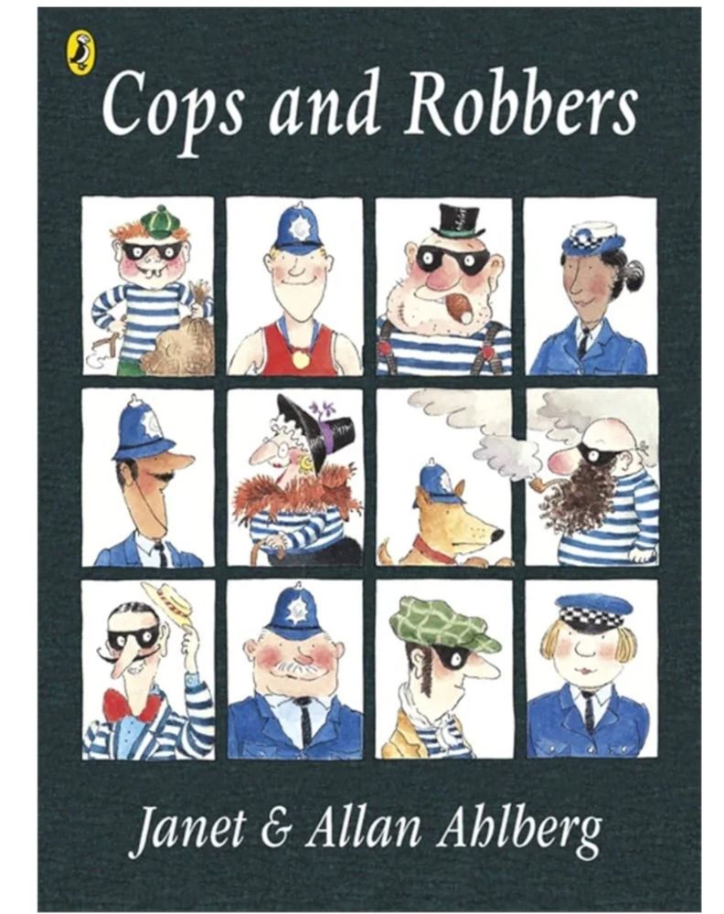 Front cover of the book Cops and Robbers by Allan Ahlberg. 
