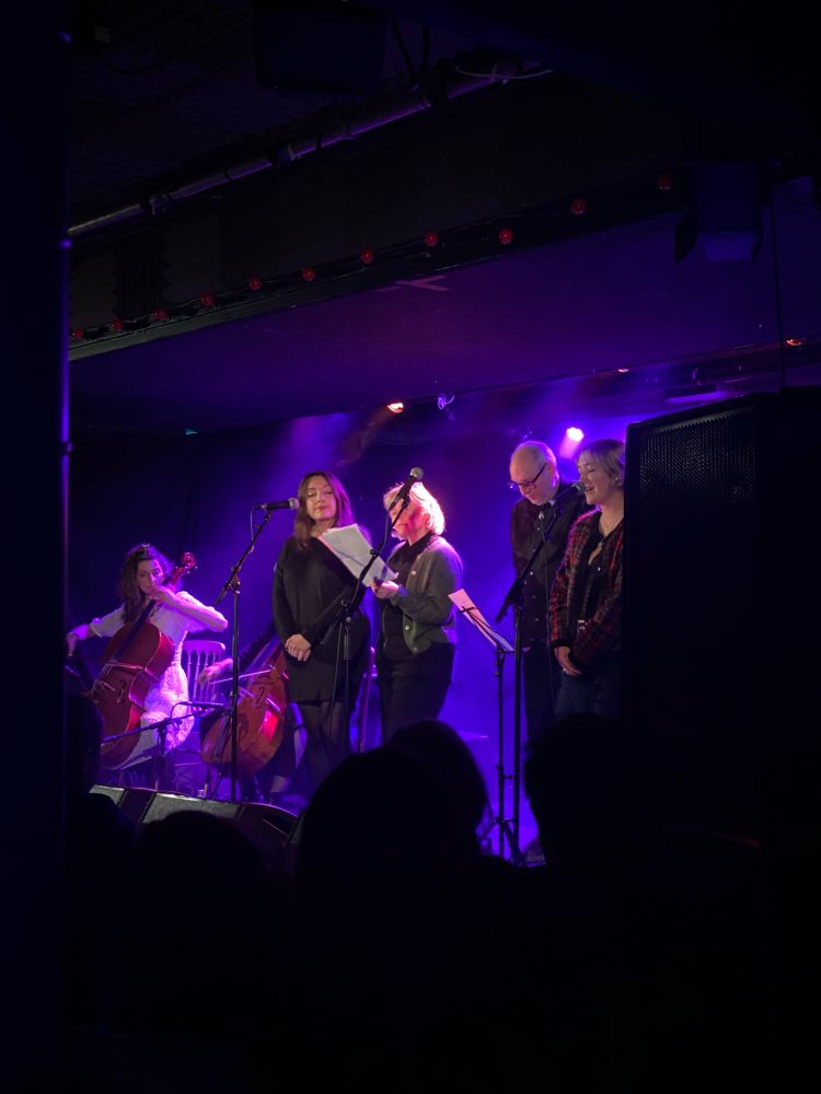 The TENEMENTALS band onstage at Oran Mor, Weds Nov 27, 2024.