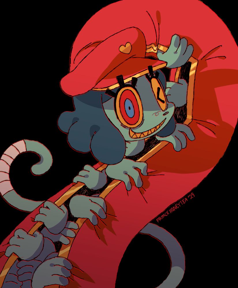 A drawing of Inspekta from Great God Grove.