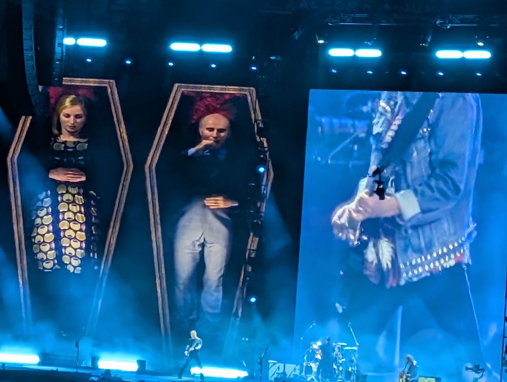 Putin and Belova at Metallica concert