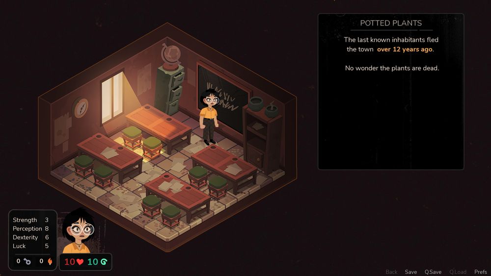Screenshot from my game 'Where dogs taste like flowers'