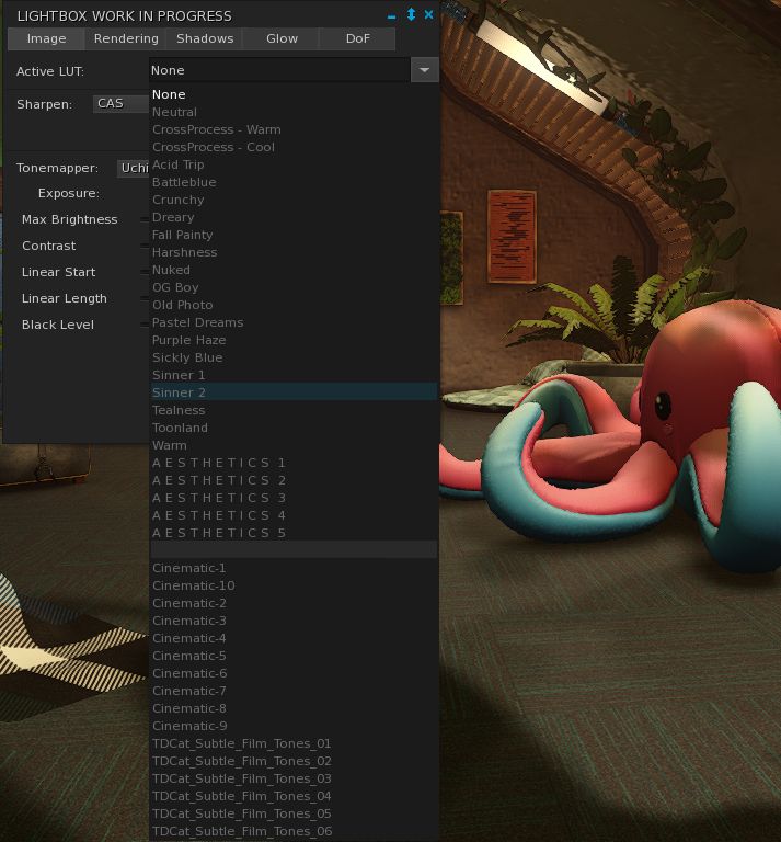 If everything is set up correctly, you should see your custom LUTs at the bottom of the dropdown!