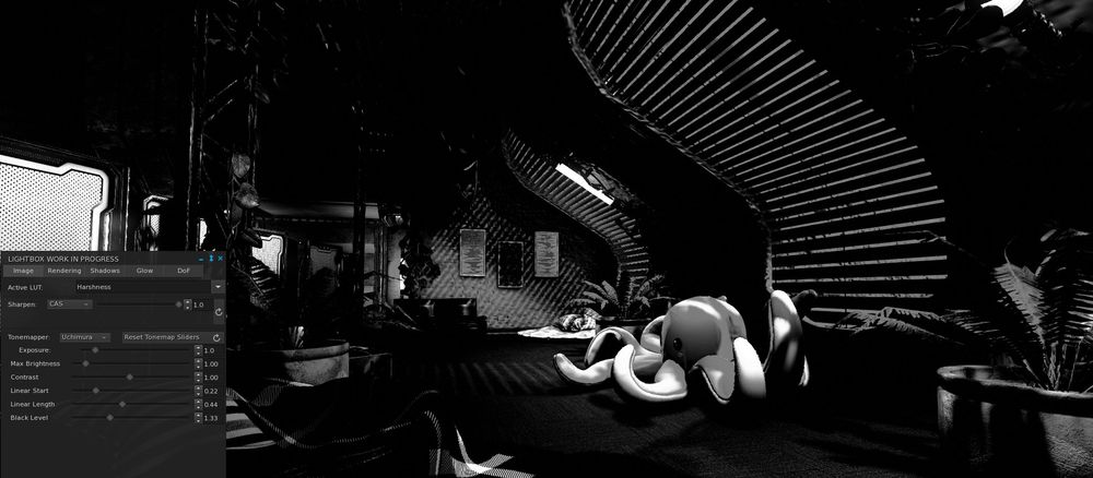 Here's another example of one of the included LUTs: Harshness