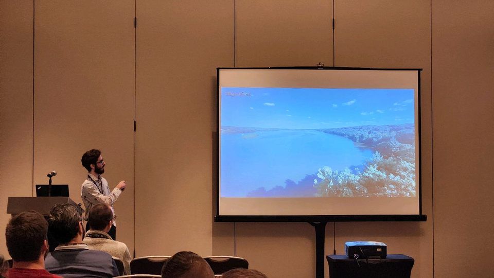 K Vinavich (graduate student) presents "Invasive Carp Growth Chronologies: Management Tool to Help Evaluate Harvest Success?"
