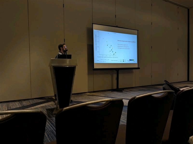 M Spear presents "Evaluating Invasive Carp Management on the Illinois Waterway through Adaptive 'Multi-Agency Monitoring"