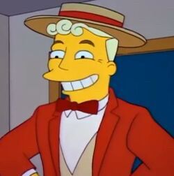Lyle Lanley, the monorail grifter from The Simpsons