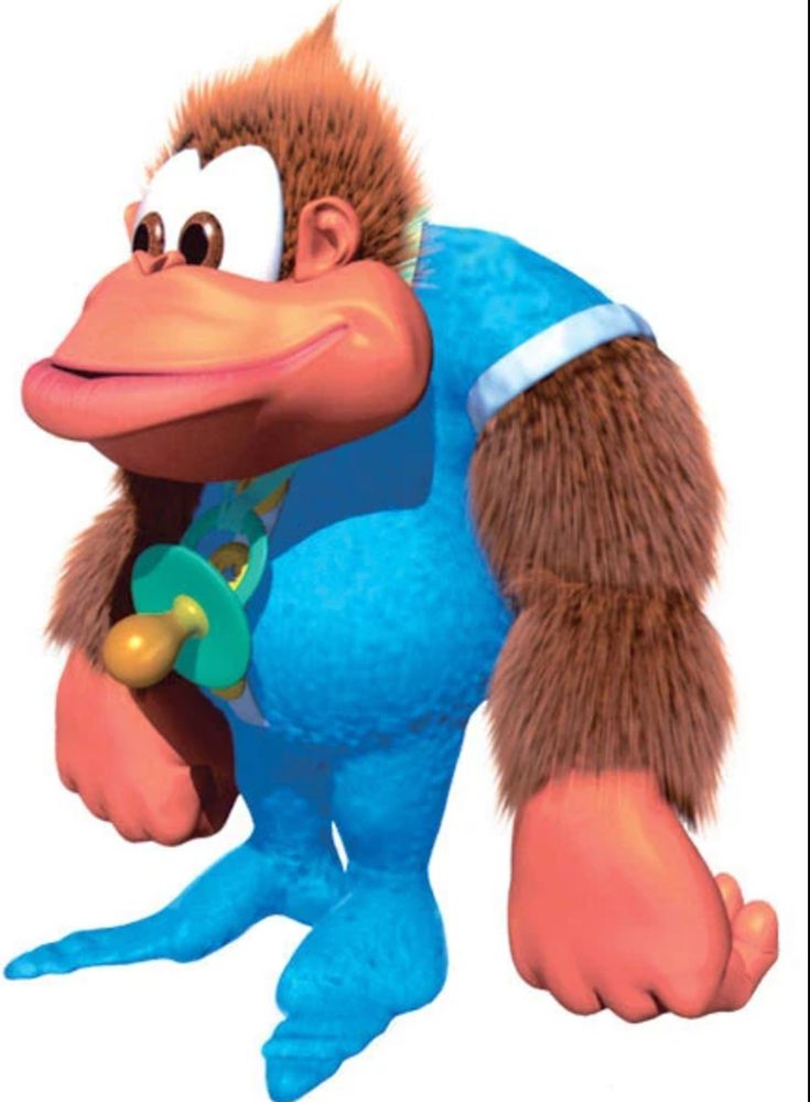 Kiddy Kong, the ugliest creature in all of fiction.  Proof that God exists and he hates us.