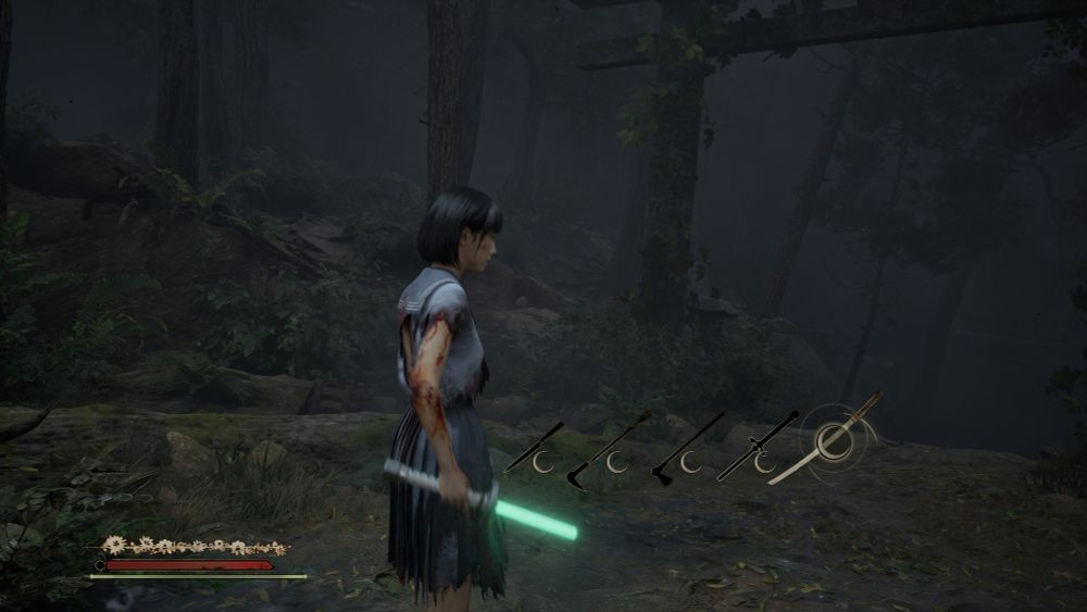 Plasma sword the length of the kitchen knife