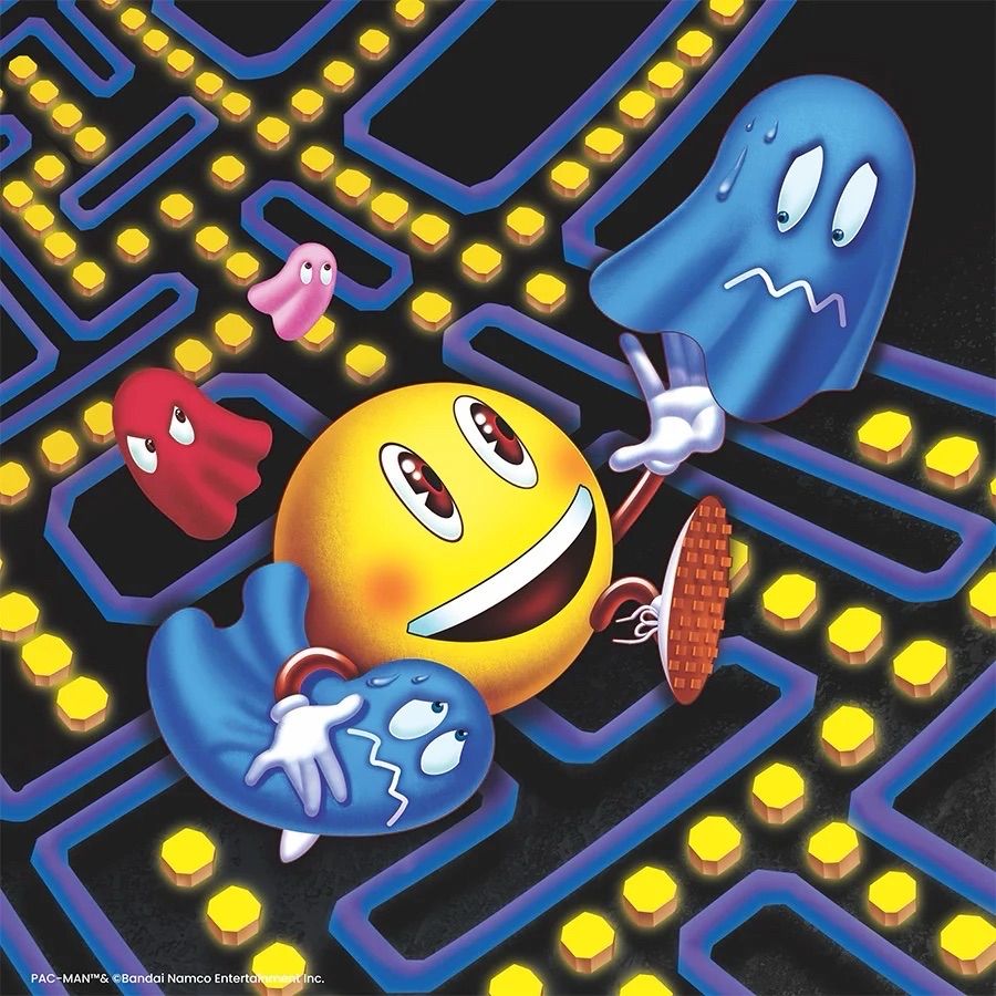 Artwork used for the Pac-Man: Double Feature cartridge