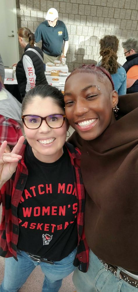 Picture of my wife with Saniya Rivers