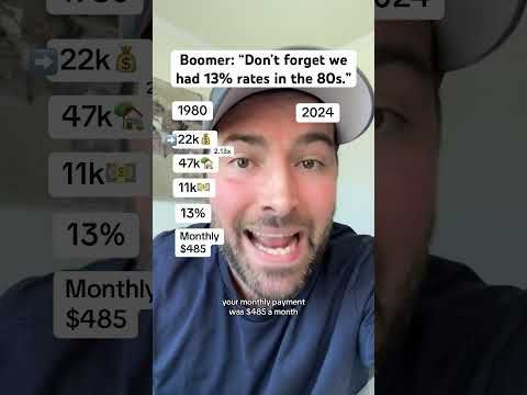 DEBUNKING The Boomers 13% Interest rates In 1980 vs 2024