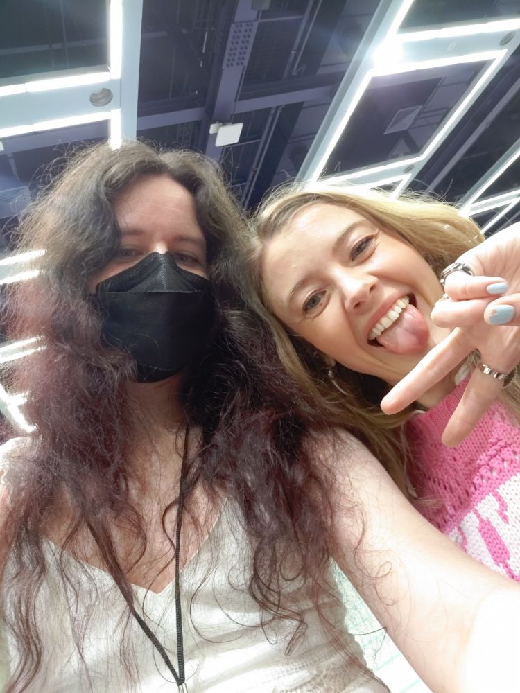 Me and Jennifer English taking a selfie