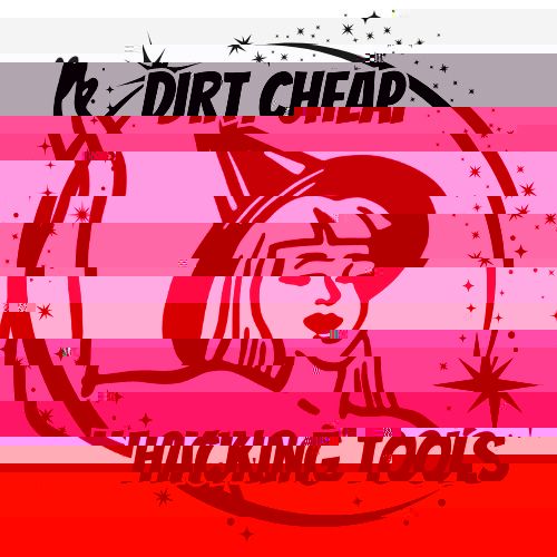 glitched dirt cheap hacking tools logo