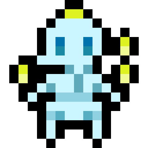 A vague pixel character to inspire you

Colors
Icey cold blues
Light and dark Teal
Florescent green yellow? Highlighter color