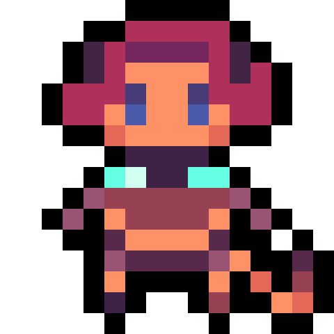 A vague pixel art to inspire you

Colors
Soft pink oranges
Pinkish browns
Rose
Old rose purples
Blues and cyans