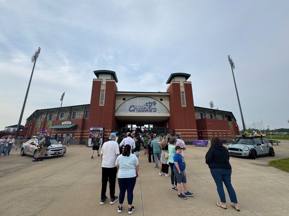 Exterior of Lake Erie Crushers Stadium