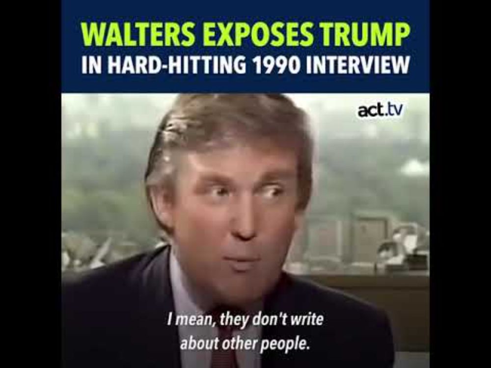 Barbara Walters Exposed Trump's Massive Debt & Admiration For Hitler's Speeches In 1990!