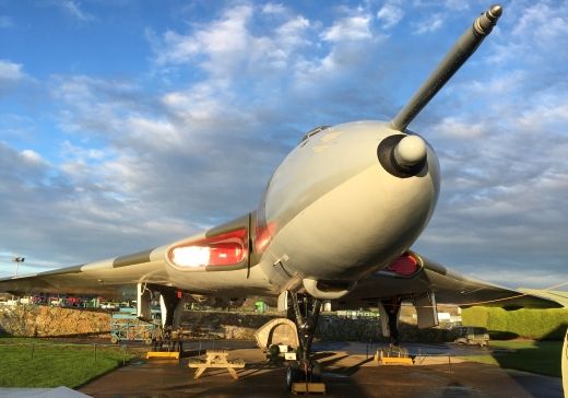 An external view of our mighty Avro Vulcan aircraft.