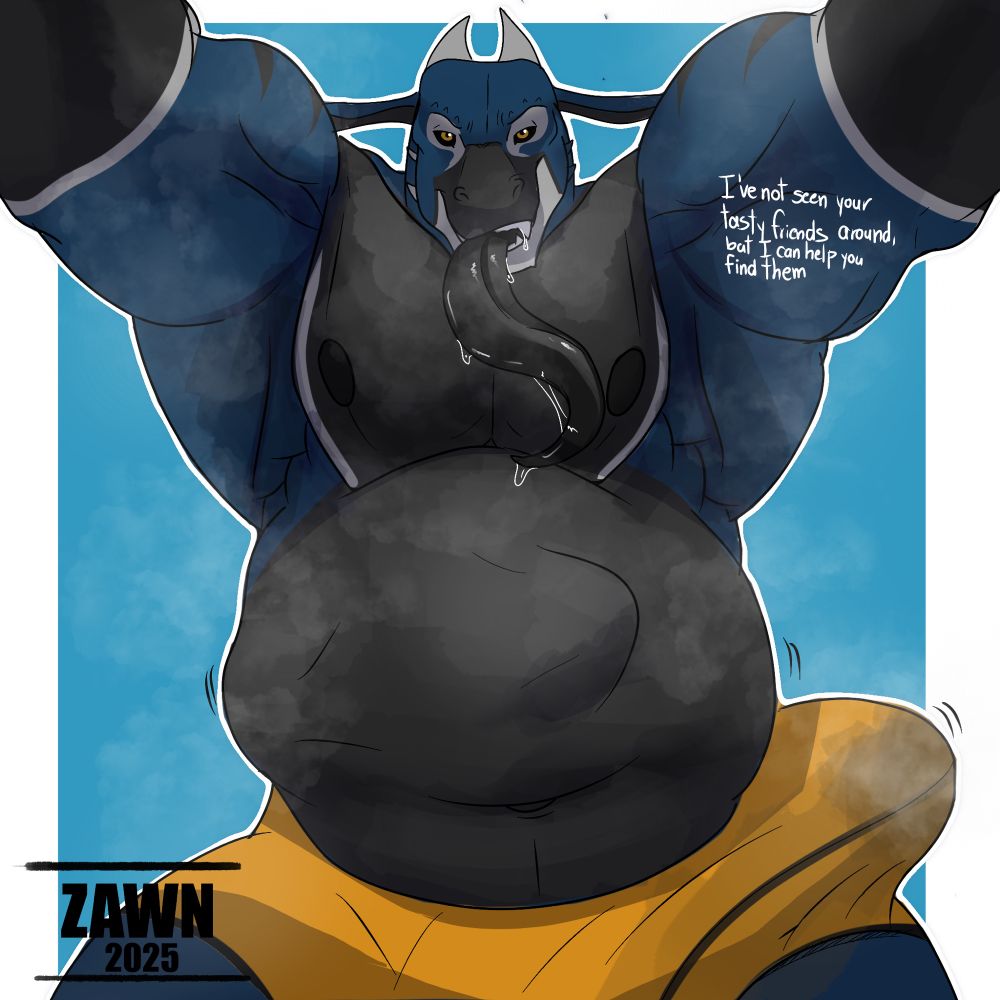 Made some art for vore day with Zawn :3