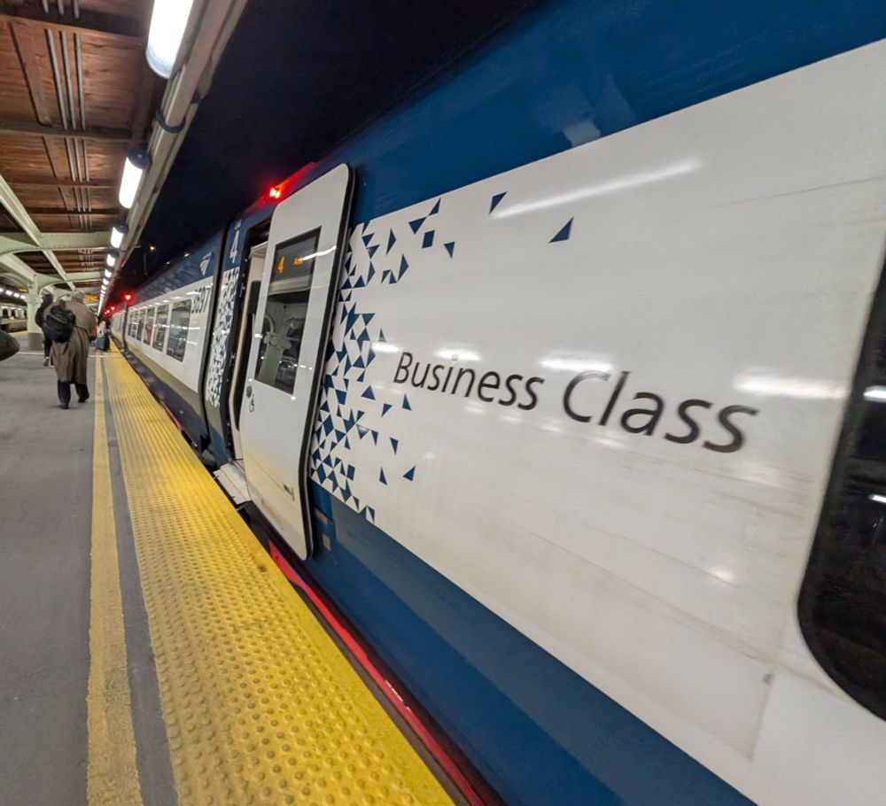 The side of an Avelia Liberty passenger car.