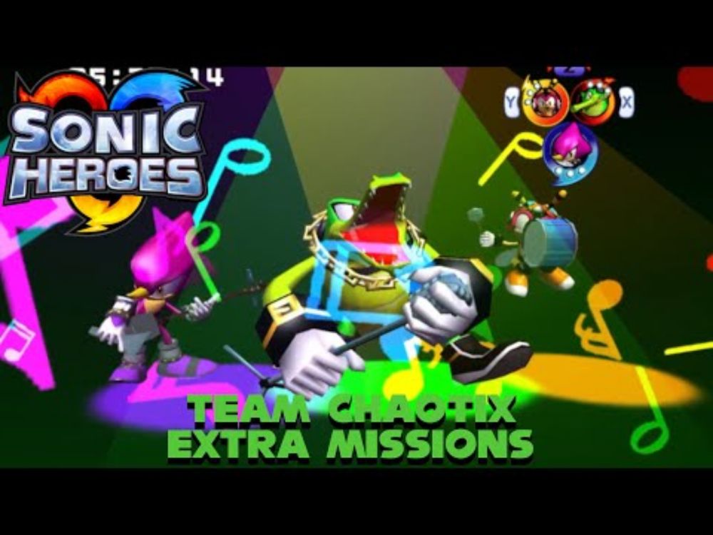 Sonic Heroes (HD Widescreen): Team Chaotix Extra Missions (No Commentary)