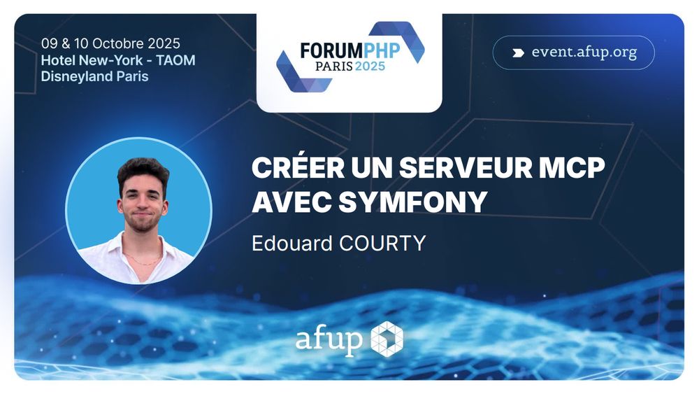 CRÉER UN SERVEUR MCP
AVEC SYMFONY
Edouard COURTY