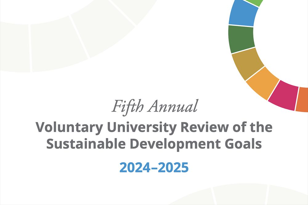 Fifth Annual Voluntary University Review of the Sustainable Development Goals 2024-2025