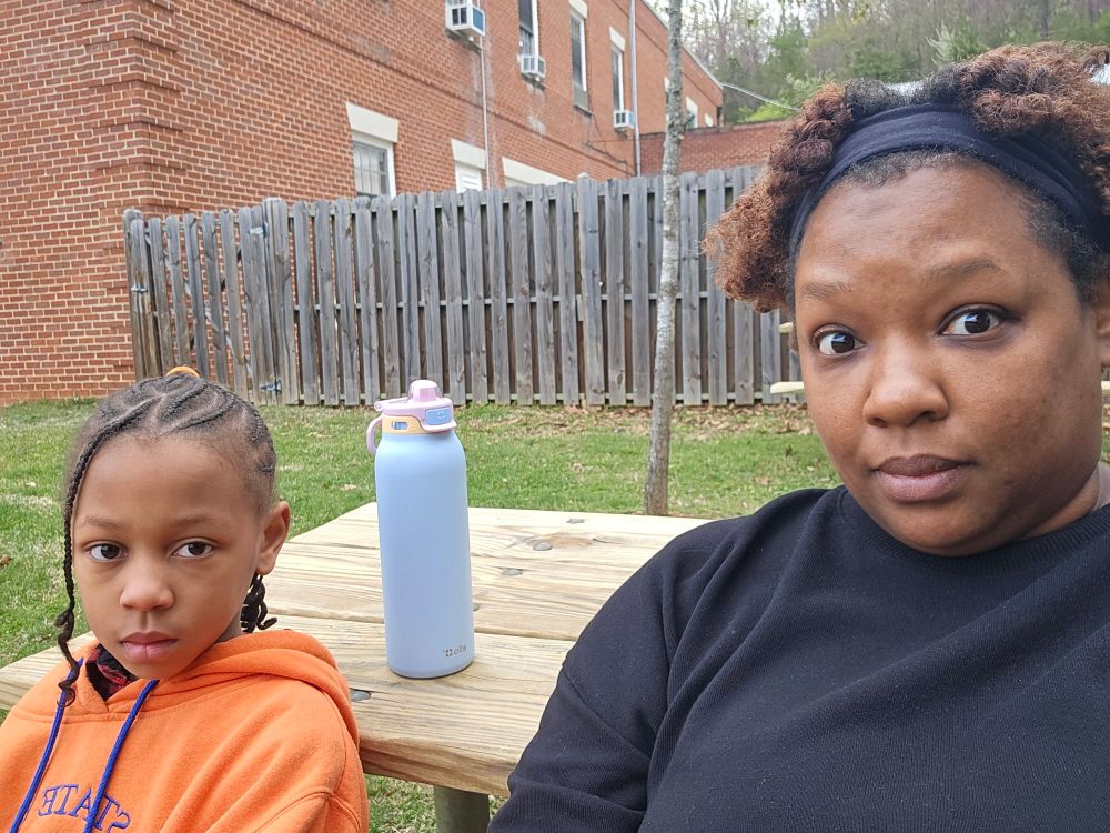 Victory selfie with daughter after 137 steps up!