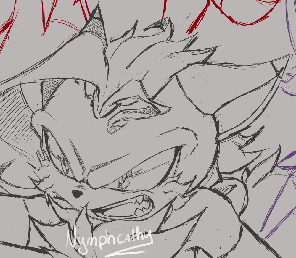 Blake with an extremely angry and agressive expression