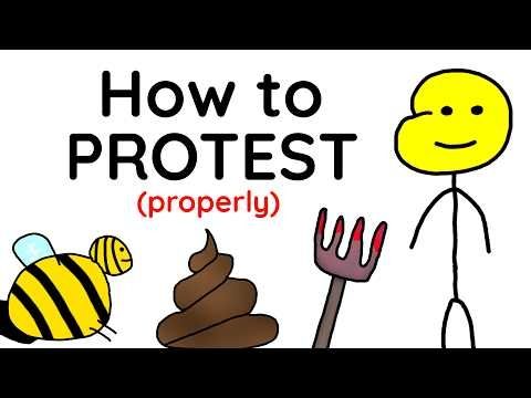 how NOT to protest