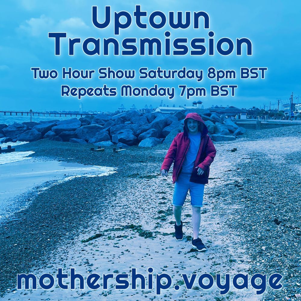 
Treated photo of the boy wonder at Felixstowe beach, advertising the two hour long Uptown Transmission on Radio Mothership. 8pm BST Saturday via mothership.voyage with two hours of music from Midi Janitor, Osmium, Ashley Reaks & Joe Hakim, Score, Santo & Johnny, Anita Ramona, Ali Murray ft. Socool, Rainbow Arabia, Fused, Sly & The Family Drone, Socool, Eulipion Corps, Lifting Gear Engineer, Yugen Blakrok, The Noisy, David Ness x Xqui, Immortal EBT, The Jaffa Kid, Arran Poole, The Black Delta Movement x Unkle, The Right Hand Is Doomed To Blacken and The Veldt.
