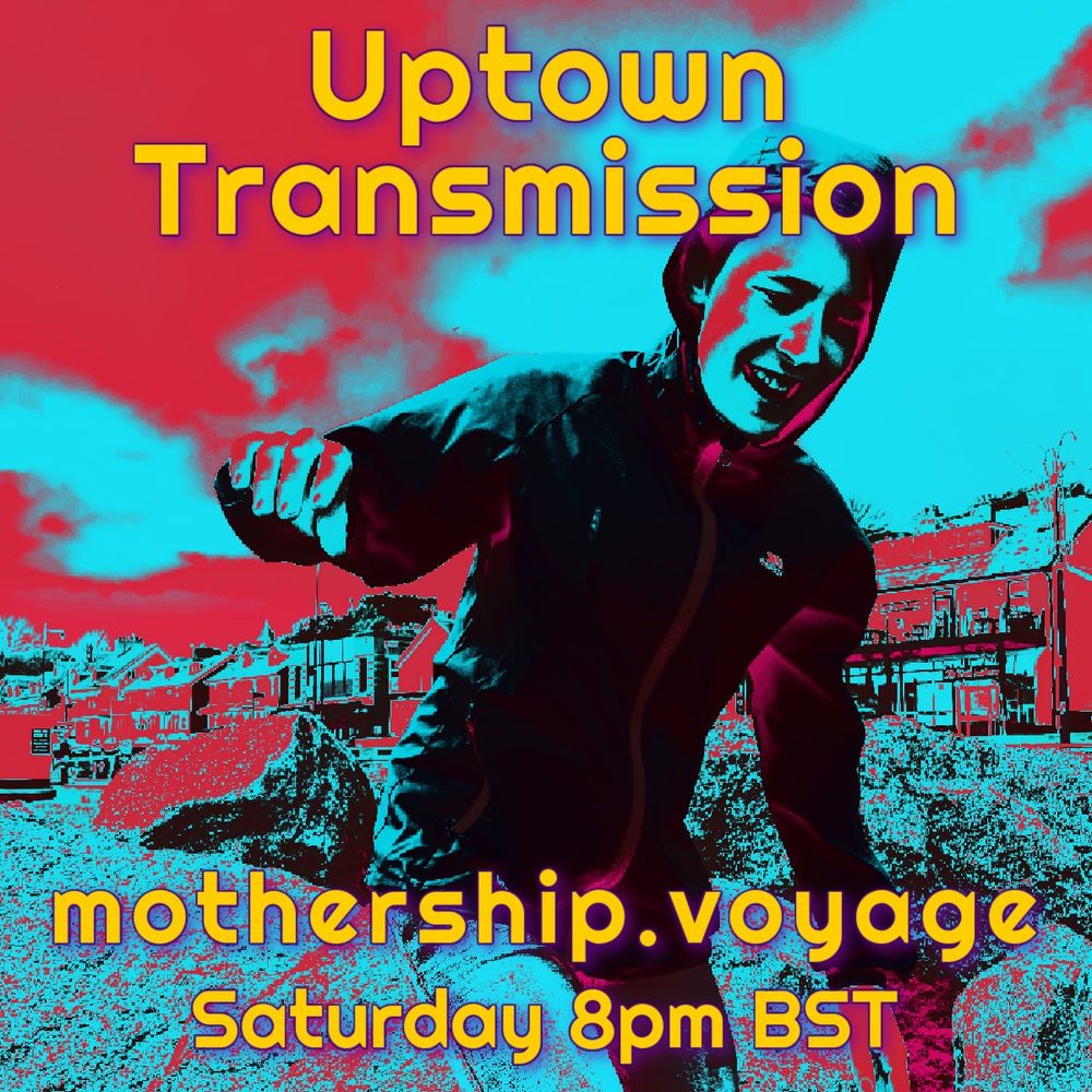 Manipulated photo of the boy wonder at Felixstowe beach, advertising Uptown Transmission on Radio Mothership. 8pm BST Saturday via mothership.voyage with two hours of music from Killing Joke, Score, Idiot Pilot, Ironic Hill, Froid Dub, Ghost Dubs, Loop, Confirmation Getup, Mark Lanegan Band feat. Beck, The Right Hand Is Doomed To Blacken, j.demar, Lagowski, Nunton Elektrikz, The Lonely Bell, Venge Flow, The Bug, Tephra, Spray, Mad Squabbles, Sneaker Pimps and Holeg Spies & Thierry Gotti. 
