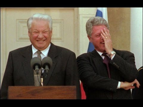 Bill Clinton Boris Jelzin Lachanfall Lachflash Lachkrampf - YouTube