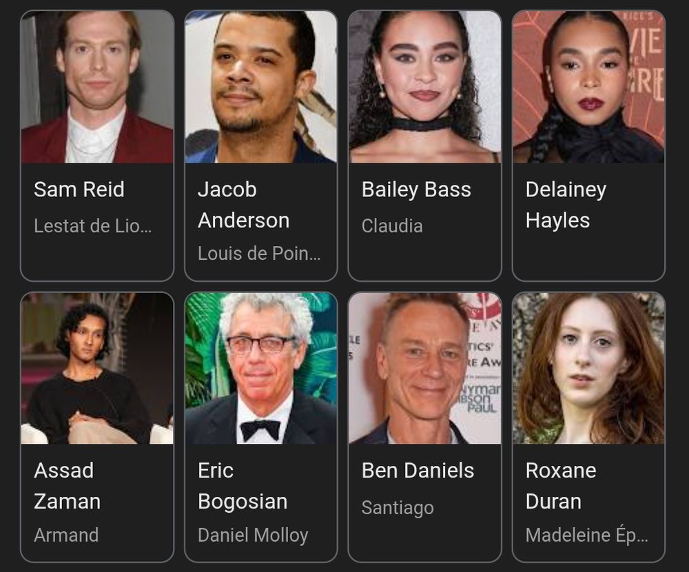 Interview with the Vampire television series cast.