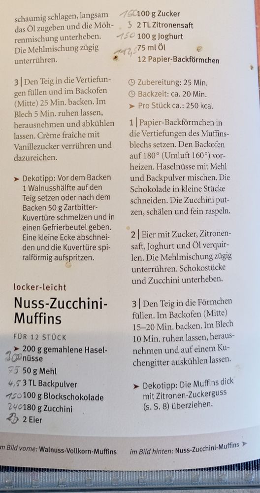 Foto von Rezept: Nuss-Zucchini Muffins